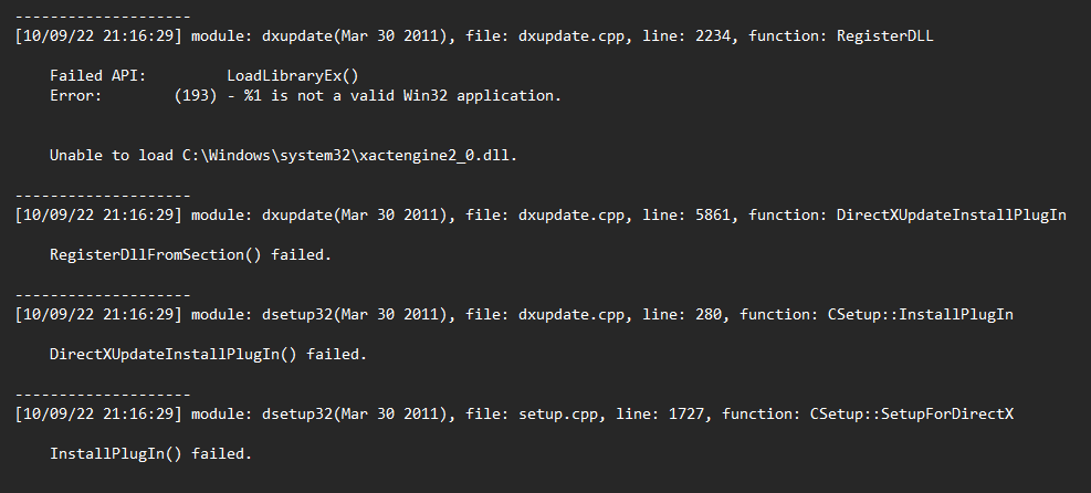 Windows 11 DirectX errors - Microsoft Community