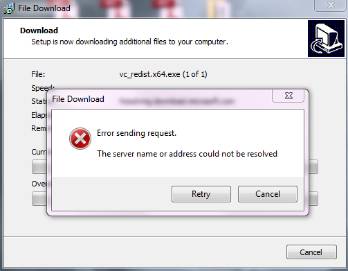 Visual C Redistributable 15 Download Error Microsoft Community