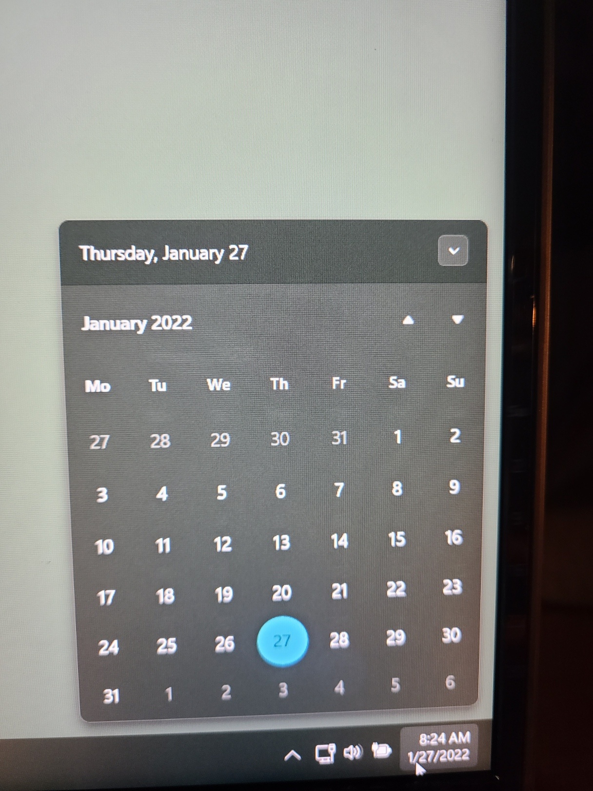 Calendar Windows 11 Taskbar