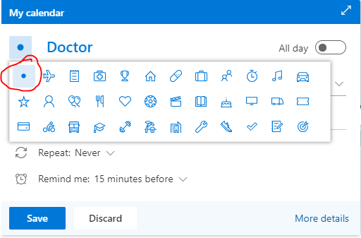 What's the meaning for left bar next to meeting card in my outlook calendar  ? - Microsoft Q&A