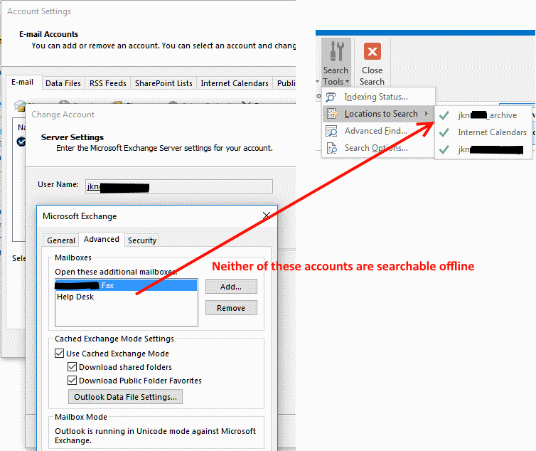 udarbejde over spor Searching Shared Mailboxes in Outlook 2016 - Microsoft Community