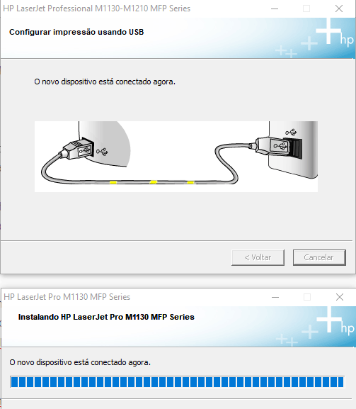 Falha Ao Instalar Impressora HP LaserJet M1132 MFP - Microsoft.