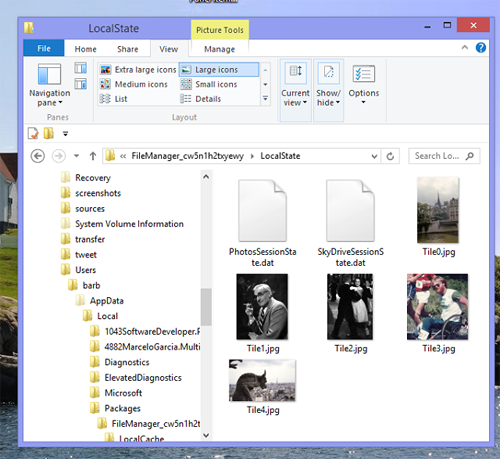 Clear Photos App Live Tile Images In Windows 8 1 Microsoft Community