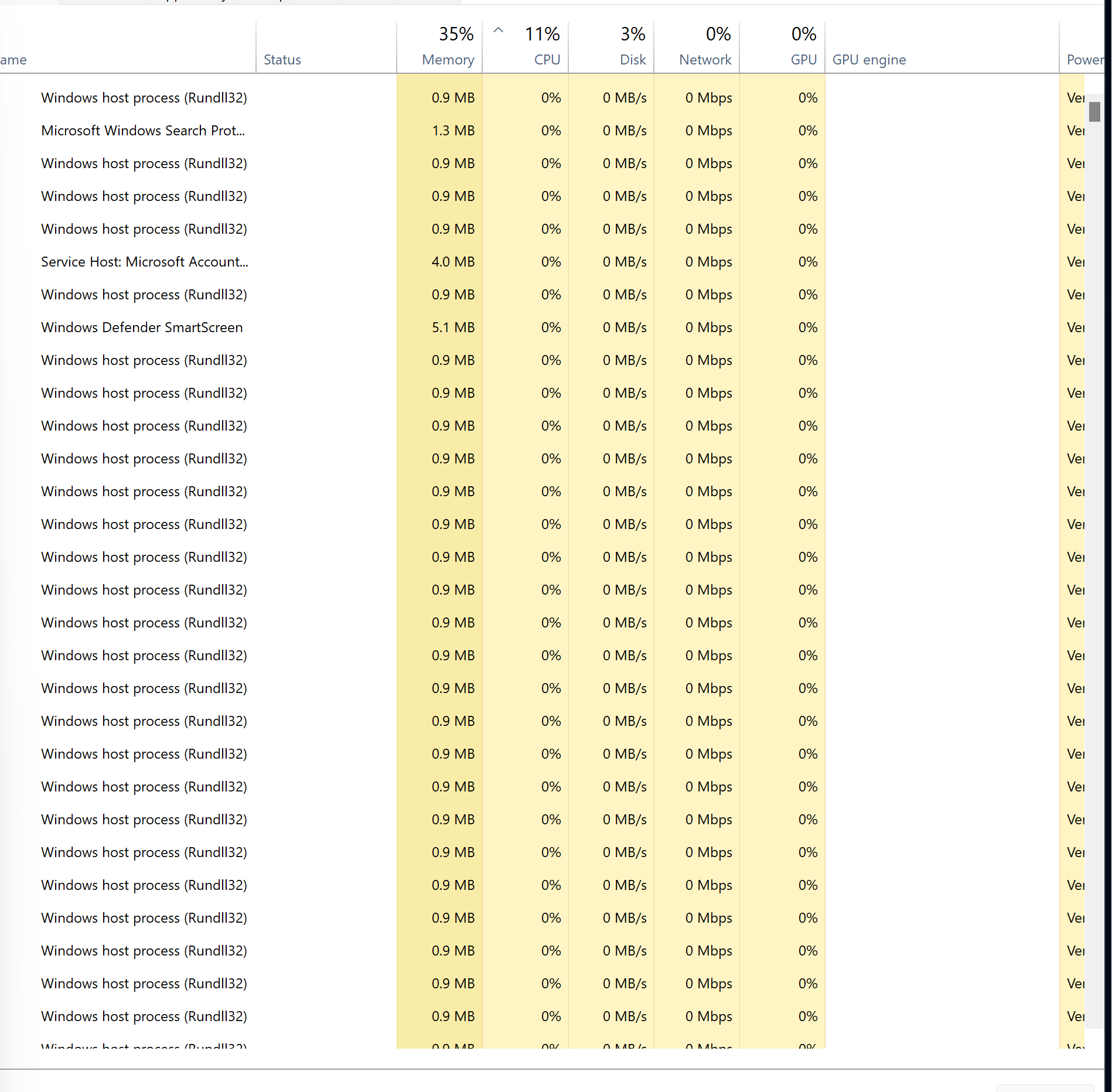 how do I fix having hundreds of Windows Host Process(Rundll32 