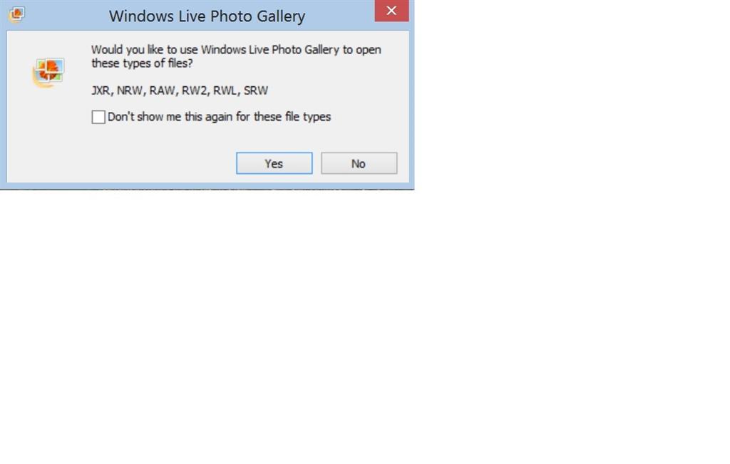 Photo Gallery Error Repete On Start Up Microsoft Community