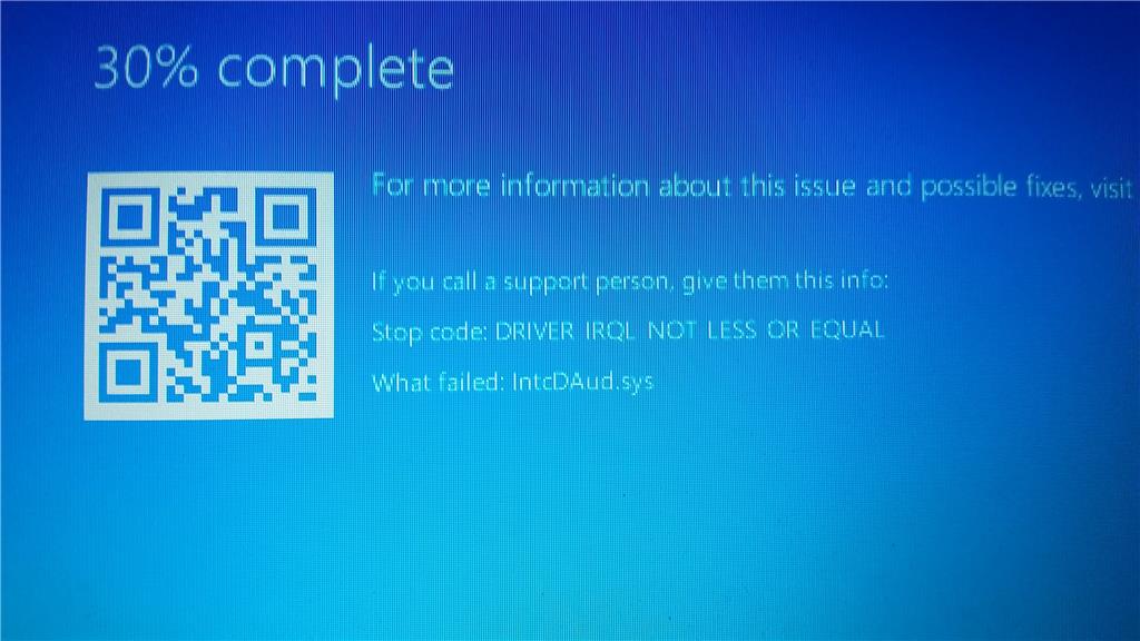 Driver irql not less or equal windows 10 что делать