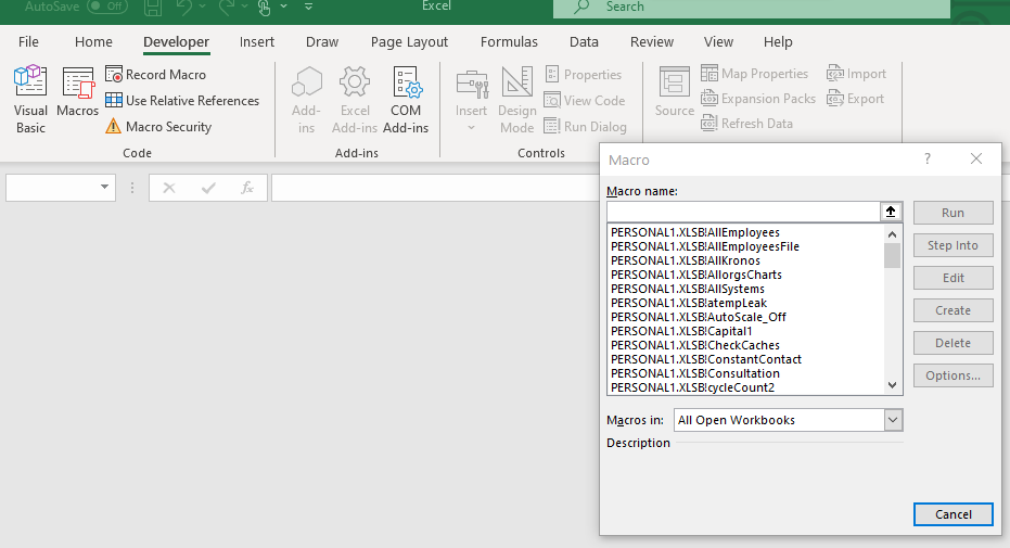 Macro File (Personal.xlsb) No Longer Opens With Excel - Microsoft Community