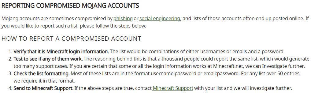 My Minecraft Account Was Getting Hacked. - Microsoft Community