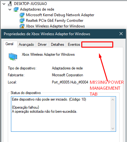 Xbox Wireless Adapter For Windows Error Code 10 And Code 48 Microsoft Community