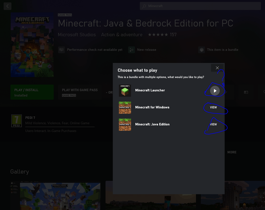 I tried to redeem Minecraft Java edition with the bundle since I