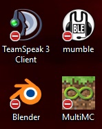 What are green checkmarks on my desktop