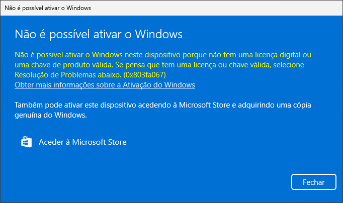 WINDOWS 11 SOLICITANDO ATIVAÇÃO MESMO TENDO SIDO ATIVADO. - Microsoft  Community