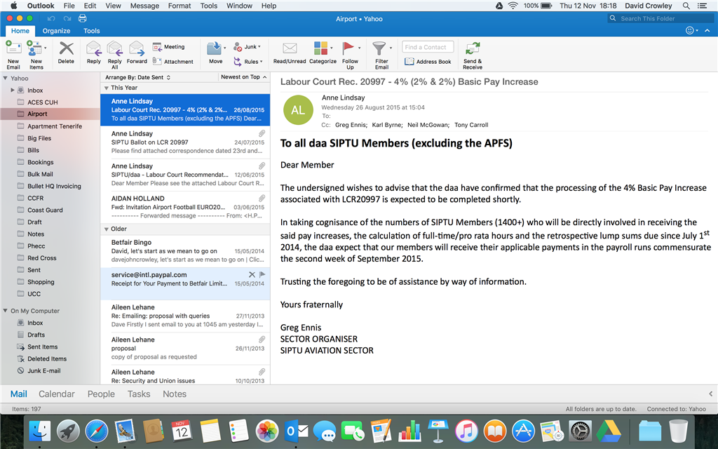 Outlook Inbox Mail Has Vanished Outlook 2016 Mac Microsoft Community