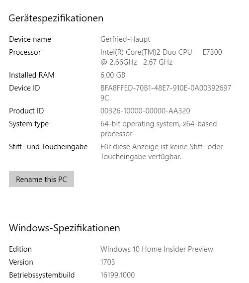 Windows 10 Home Insider