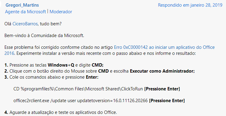 Erro ao tentar baixar pacote de idioma - Microsoft Community