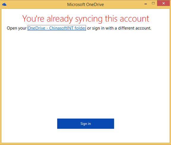 Onedrive Business Sign In Problem Microsoft Community