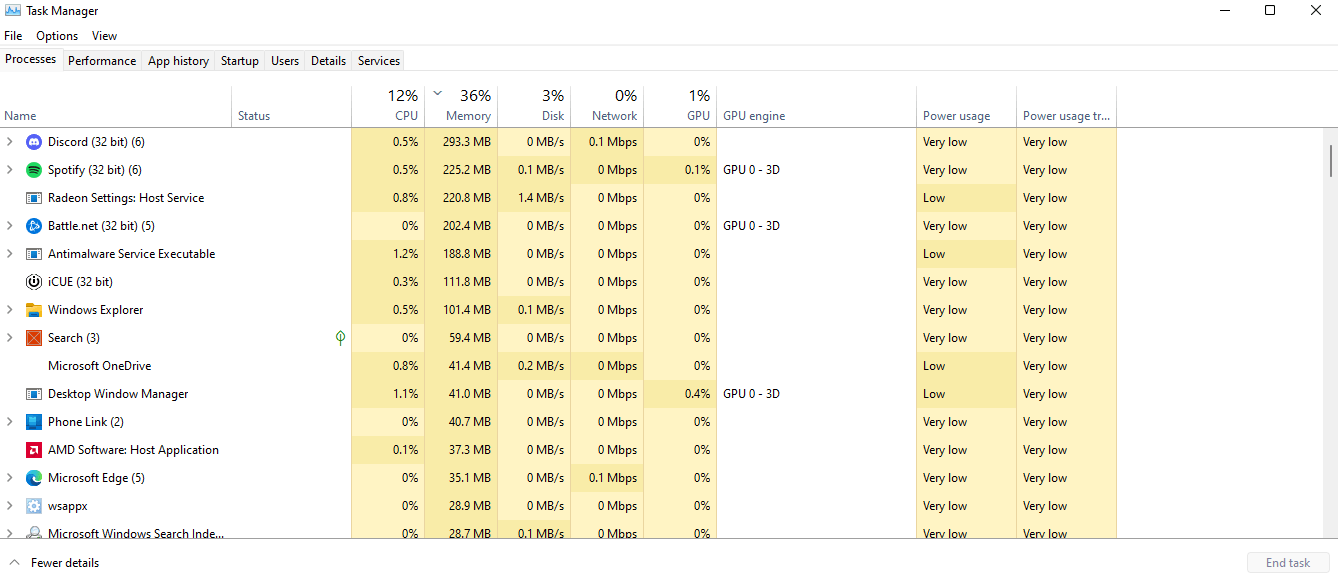 38% Ram Usage, Not Doing Much. - Microsoft Community