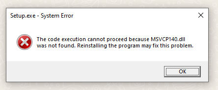 LoadLibrary failed with error 126 + Windows won't let me update ...