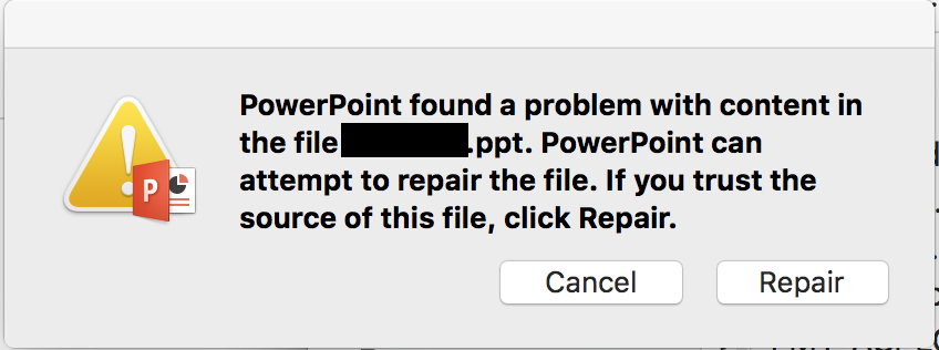 [Powerpoint 2016 For Mac] Powerpoint Doesn't Properly Open Files ...