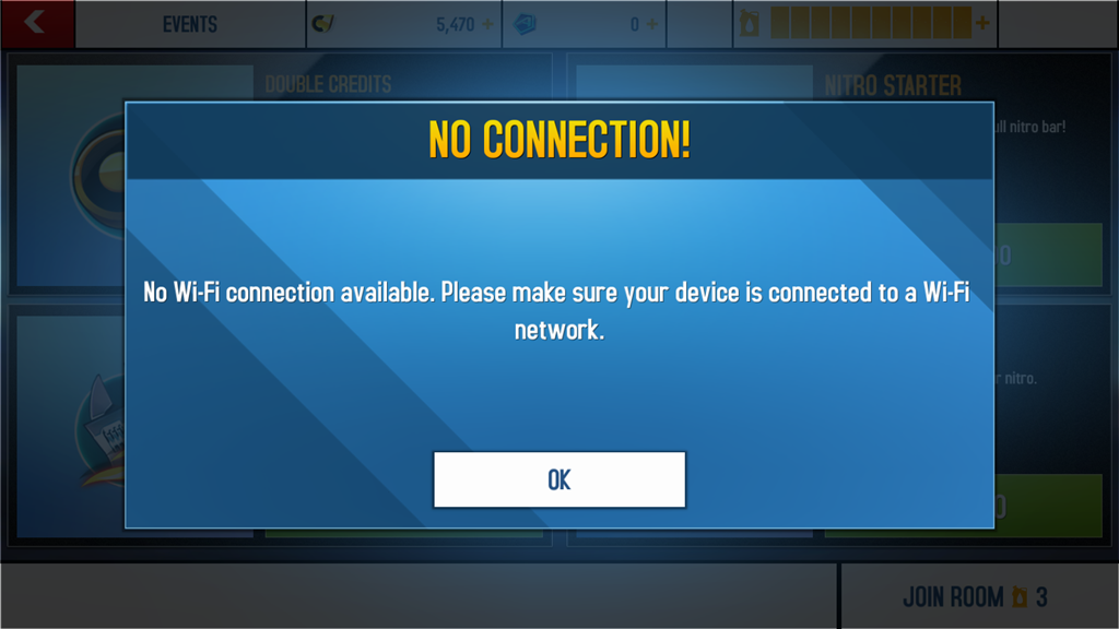 Can't establish connection