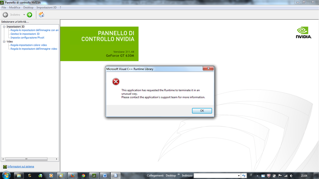 Runtime Error Visual C This Application Has Requested Microsoft Community