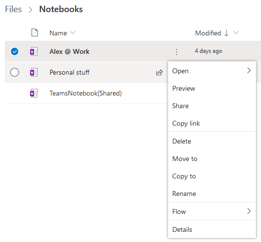 How To Move A Shared Onenote Notebook From Onedrive To Sharepoint 