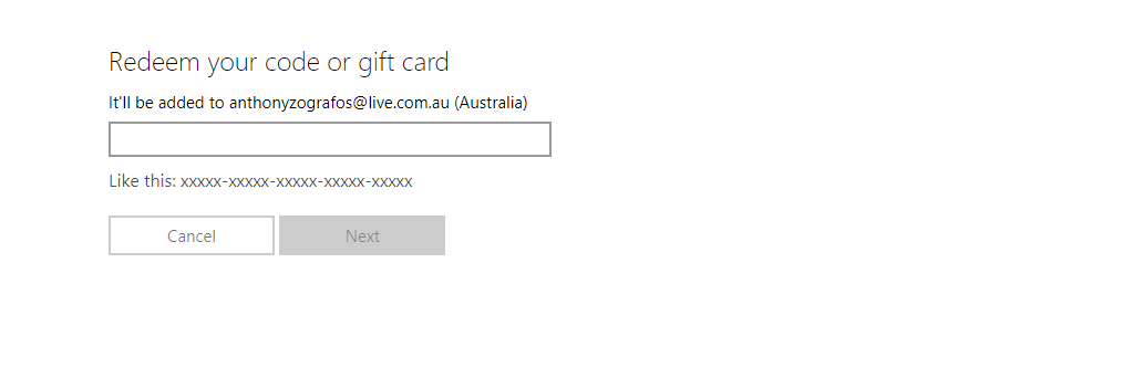 Microsoft store redeem clearance a code