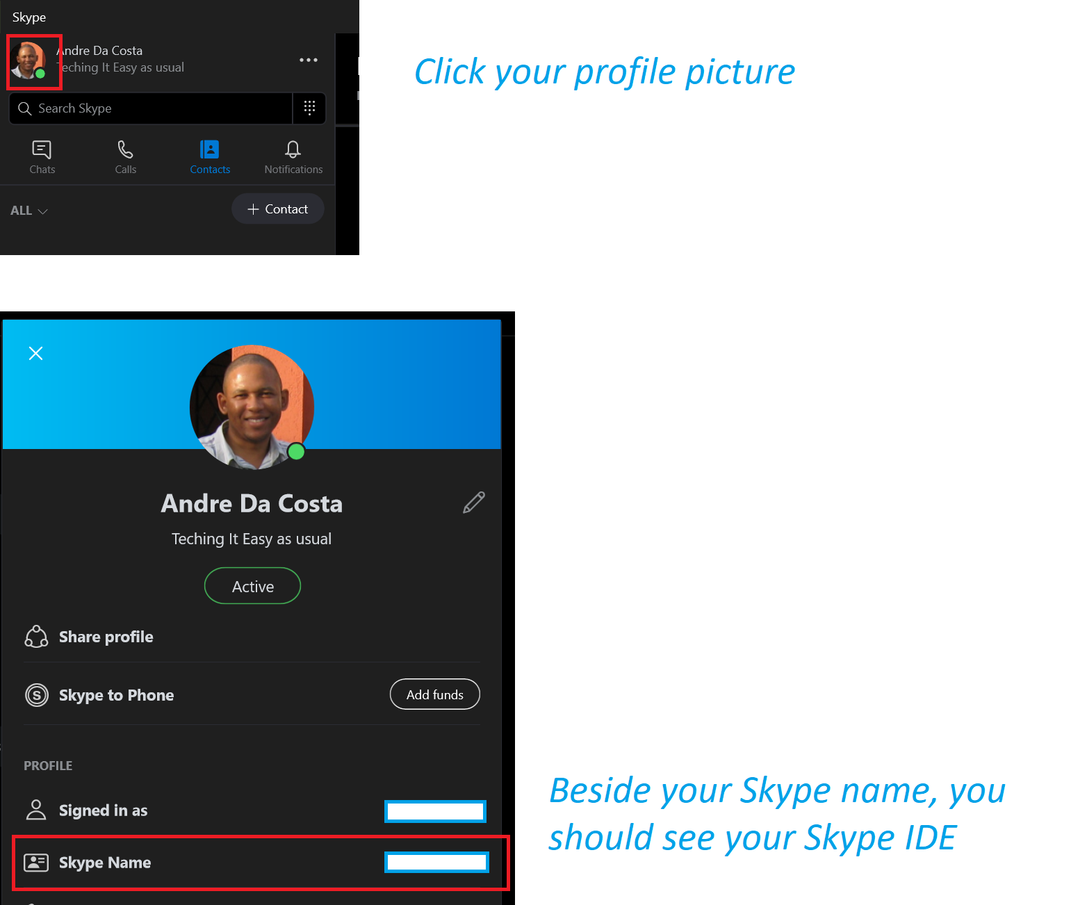 Skype id как узнать