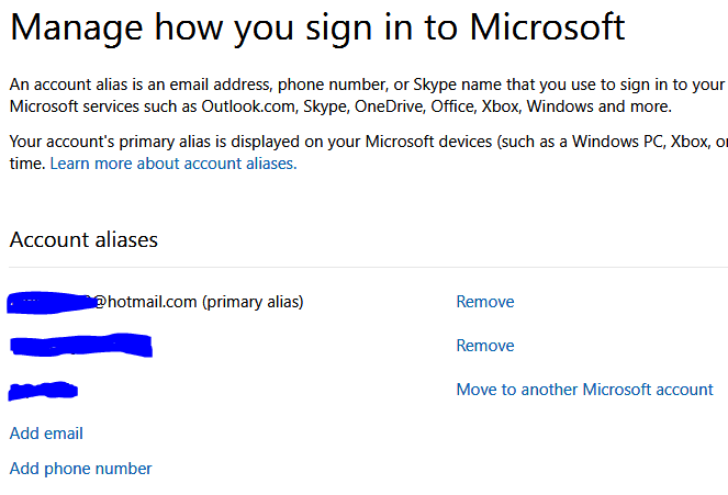 How to add an email address or phone number to your Microsoft account -  Microsoft Support