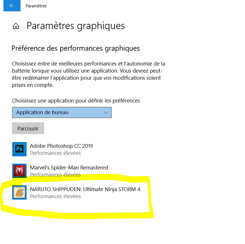 Dedicated gpu not used no matter the graphics settings microsoft