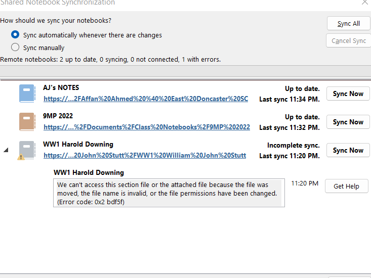 error-code-0x2-bdf5f-keeps-showing-up-in-my-onenote-notebook