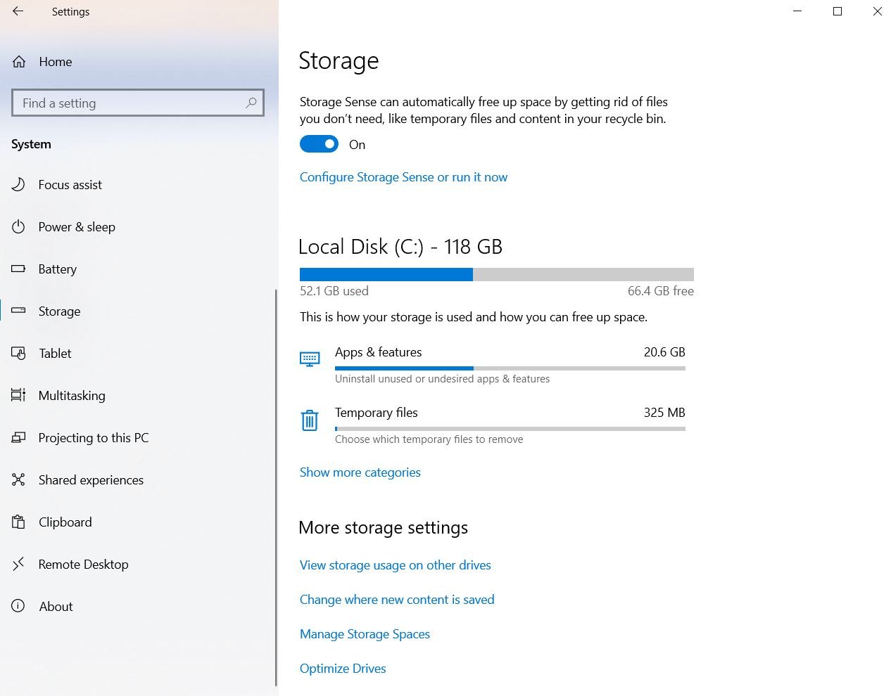 Setting default storage from Drive C to Drive D does not work ...