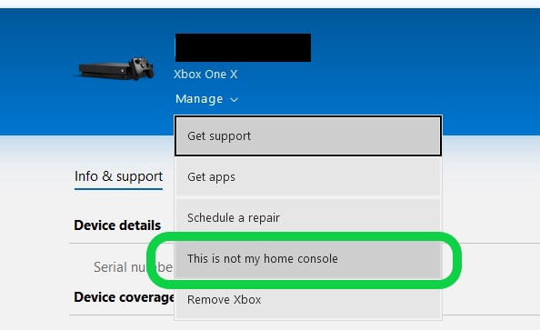 How to check home on sale xbox