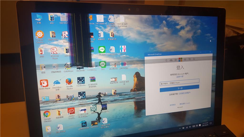 螢幕出現怪異的黑線 Microsoft 社群