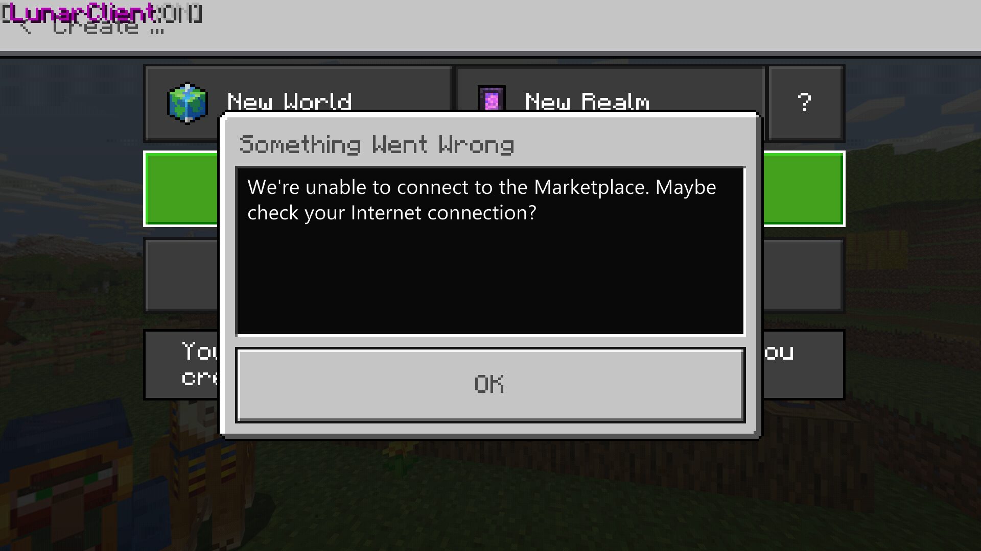 Mcpe Marketplace Connection Problem Microsoft Community