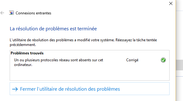 Impossibilite De Rejoindre Mon Reseau Microsoft Community