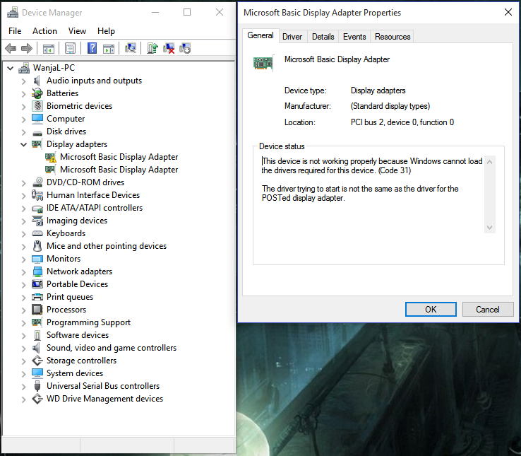 Driver Error AMD Mobility Radeon HD 5000 Microsoft Community