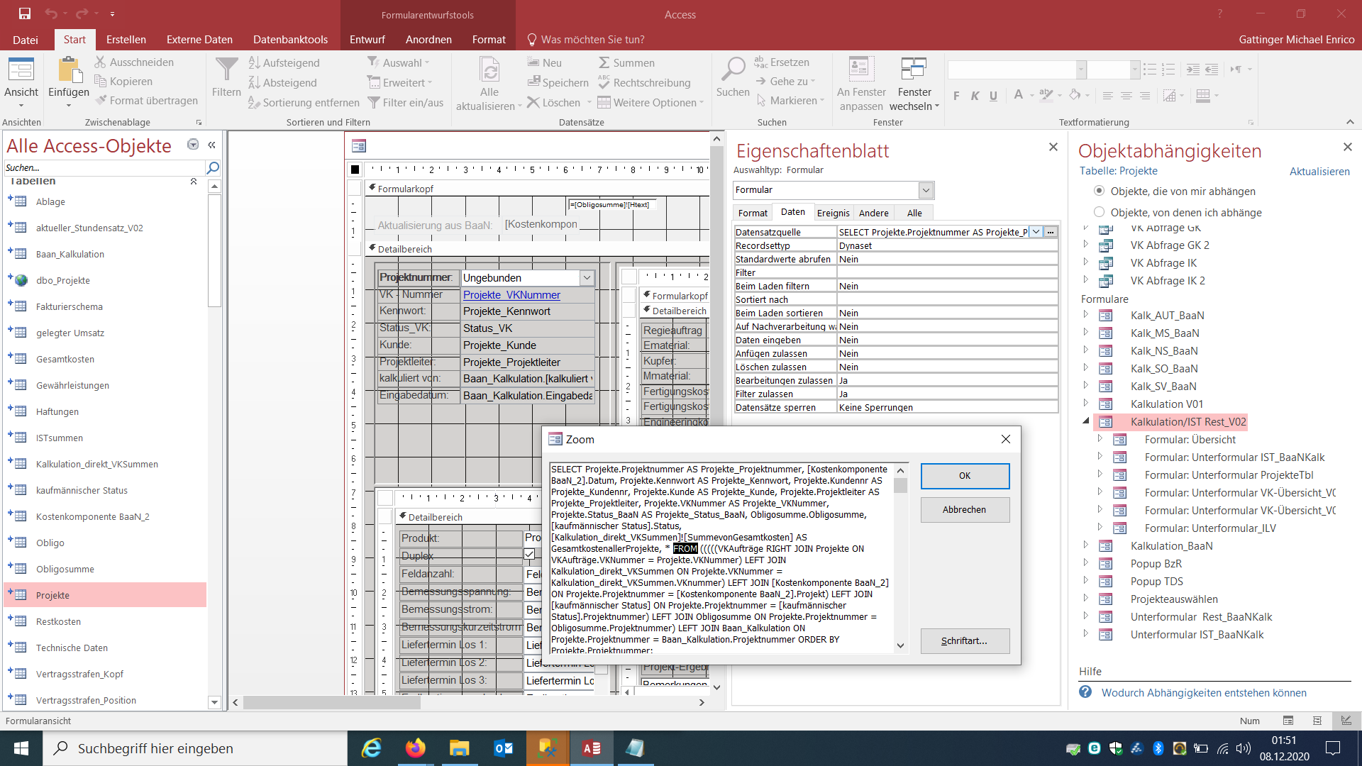 Mit sql befehl wert in tabelle ermitteln vba access 2007 - Deutschland