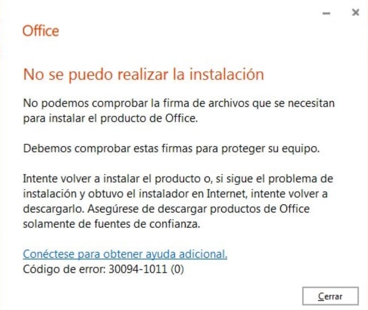 Error al Instalar Office 2016 sobre una reciente instalacion de - Microsoft  Community