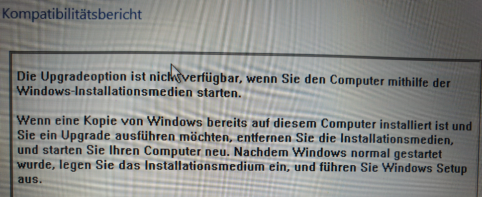 Windows 10 über Creator Tool updaten