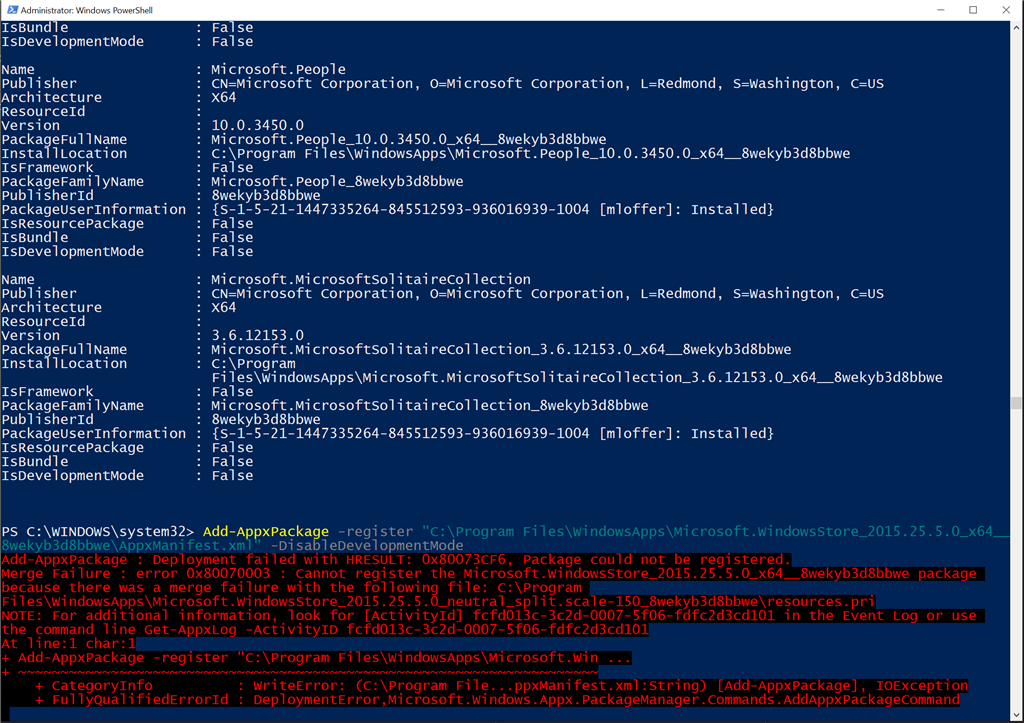 System failed exception. Код ошибки: (0x80070003). Ошибка c program files WINDOWSAPPS /microsoft549981c3f5f10. Tematik программа для регистрации. X64 registers.