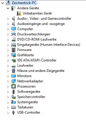 Treiber unbekanntes gerät windows 7