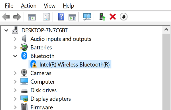 Intel Wireless Bluetooth-drivrutin Slutade Fungera Efter Att Ha ...