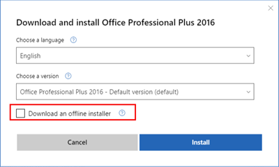 How To Download Office 365 For Offline Install - Microsoft Community