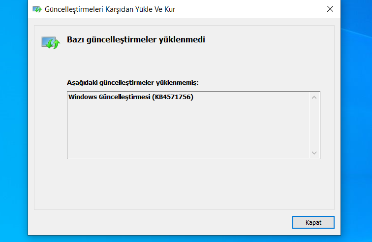 Windows Update Sorunu (0x800706be Indirme Hatası) - Microsoft Community