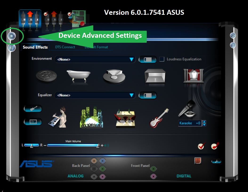 asus audio manager headset