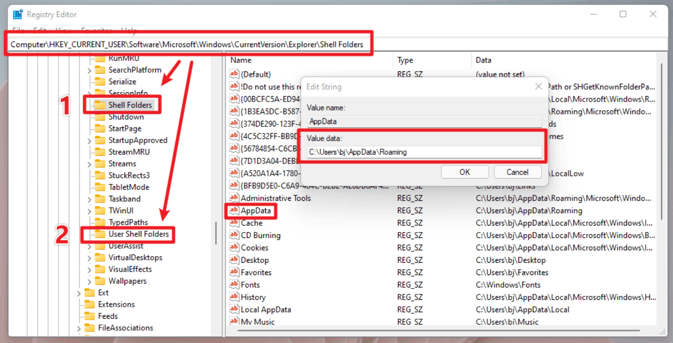 How To Move The "C:\users\username\AppData" Folder To Another Drive ...