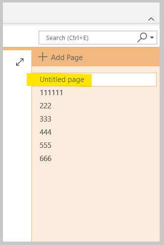 OneNote Pages list - add on top, not at the bottom - Microsoft Community