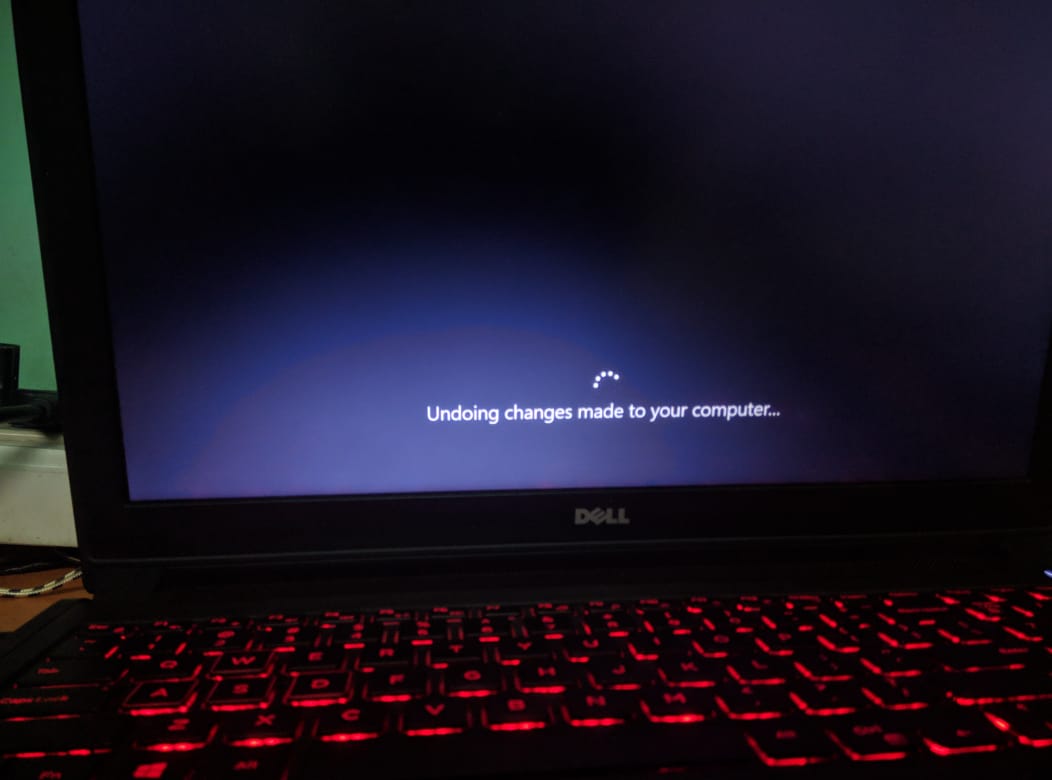 Laptop Dell Undoing Changes Made To Your Computer