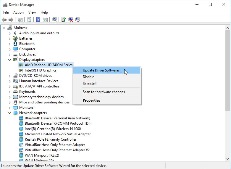 Driver amd 2024 radeon 7400m series